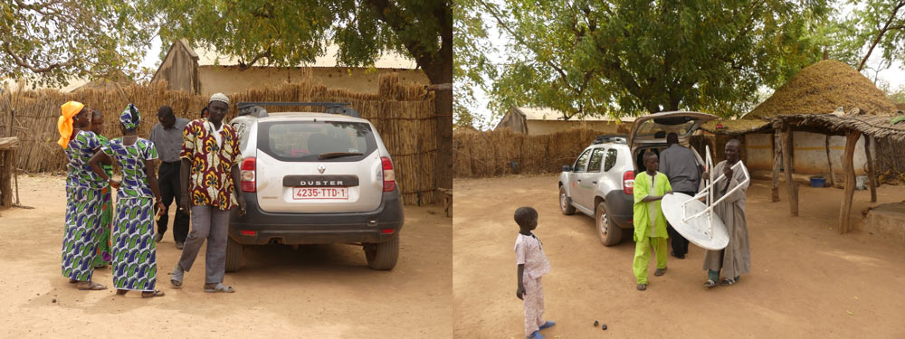 Ci dessus le 4×4 basé à Dawadi. Les villages sont accessibles uniquement par des pistes.