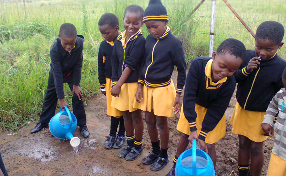 Children from the center Siletithemba - South Africa